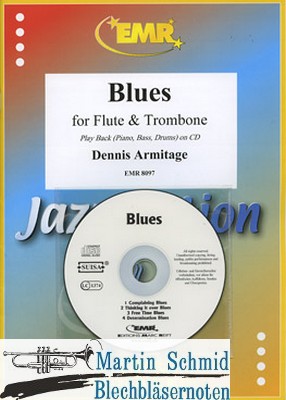 Product image of the product “Blues (Posaune.Flöte.Klavier.CD) ”
