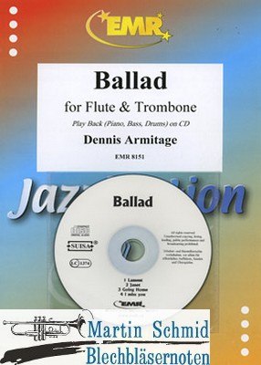 Product image of the product “Ballad (Posaune.Flöte.Klavier.CD) ”
