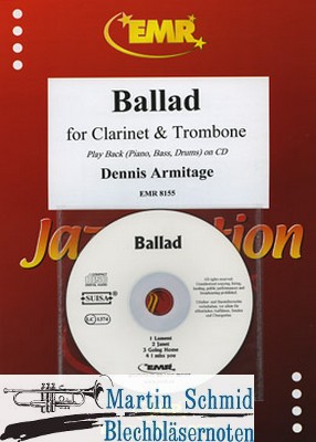 Product image of the product “Ballad (Posaune.Klarinette.Klavier.CD) ”
