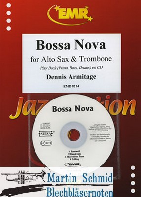 Product image of the product “Bossa Nova (Posaune.Altsaxophon.Klavier.CD) ”
