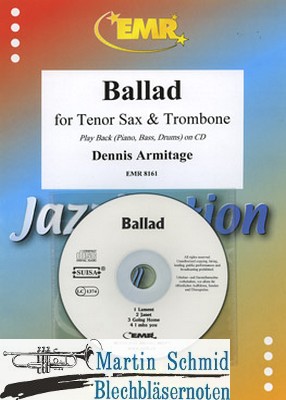 Product image of the product “Ballad (Posaune.Tenorsaxophon.Klavier.CD) ”