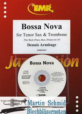 Product image of the product “Bossa Nova (Posaune.Tenorsaxophon.Klavier.CD) ”
