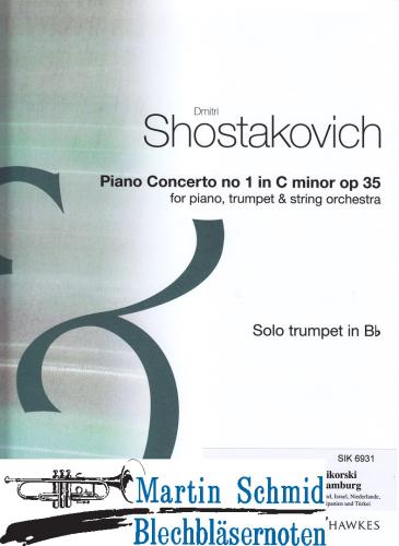 Product image of the product “Konzert für Klavier, Trompete und Streichorchester op.35 ”