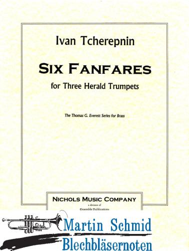 Product image of the product “Six Fanfares for Three Herald Trumpets (or Trumpets in Bb or C) ”