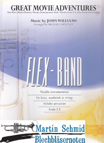 Artikelbild des Artikels “Great Movie Adventures (5-Part Flexible Concert Band/Fanfare [Opt. Strings) (HL Flex-Band) “