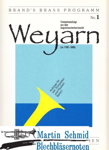 Product image of the product “Weyarn Trompetenaufzüge Heft 1 (Pk) ”