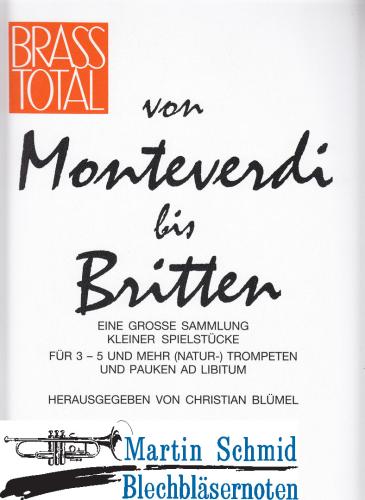 Product image of the product “Von Monteverdi bis Britten (3-5Trp.Pauken ad lib) ”