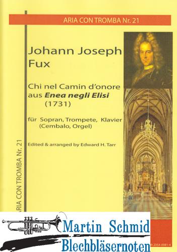 Product image of the product “Chi nel Camin d onore aus Enea negli Elisi (Sopran.Trompete.Klavier) ”