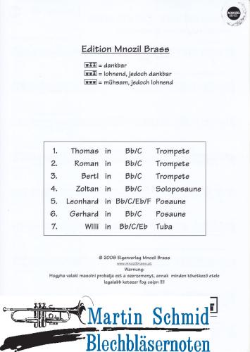 Artikelbild des Artikels “Hungarische Schnapsodie (303.01)(Mnozil Brass) “