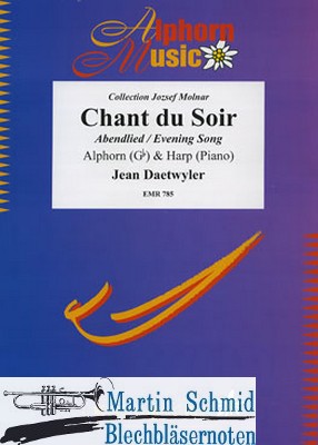 Product image of the product “Chant du Soir (Harfe/Klavier)(Alphorn in Gb) ”