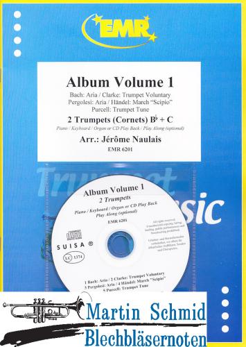 Product image of the product “Duet Album Volume 1 (2 Trompeten in Bb/C.Piano/Keyboard/Organ or CD Play Back/Play Along optional) ”
