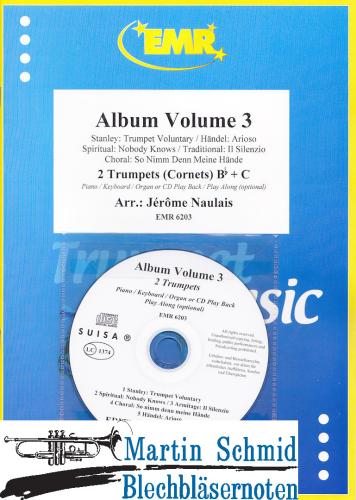 Product image of the product “Duet Album Volume 3 (2 Trompeten in Bb/C.Piano/Keyboard/Organ or CD Play Back/Play Along optional) ”
