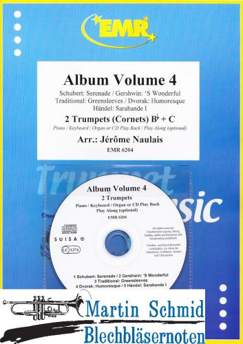 Product image of the product “Duet Album Volume 4 (2 Trompeten in Bb/C.Piano/Keyboard/Organ or CD Play Back/Play Along optional) ”