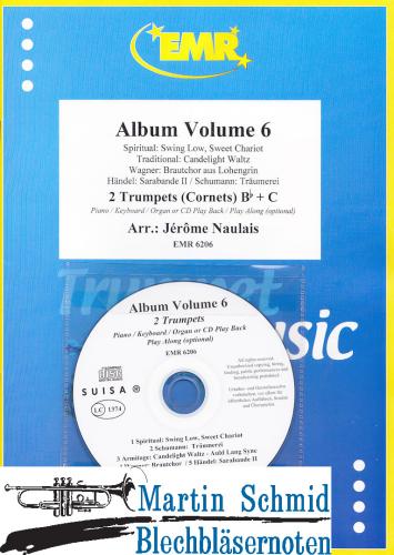 Product image of the product “Duet Album Volume 6 (2 Trompeten in Bb/C.Piano/Keyboard/Organ or CD Play Back/Play Along optional) ”