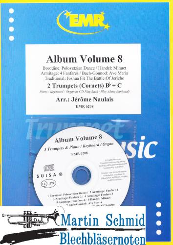 Product image of the product “Duet Album Volume 8 (2 Trompeten in Bb/C.Piano/Keyboard/Organ or CD Play Back/Play Along optional) ”