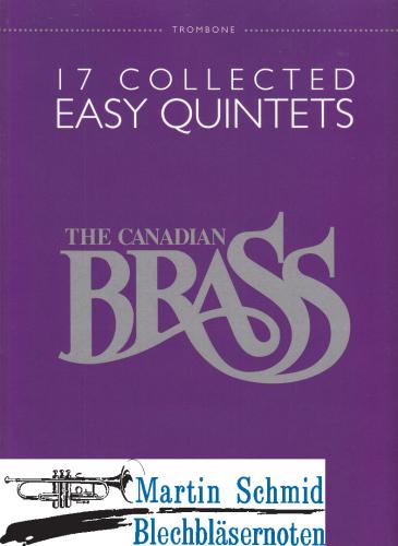 Product image of the product “17 Collected Easy Quintets (Trombone) ”