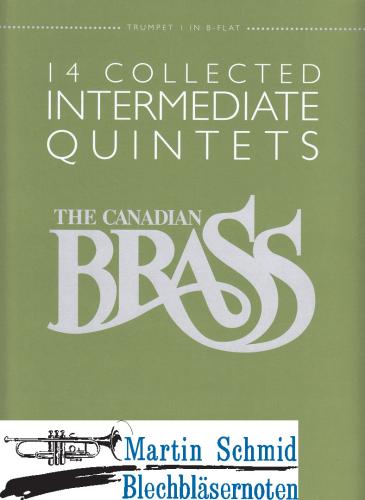 Product image of the product “14 Collected Intermediate Quintets (Trumpet 1 in Bb) ”