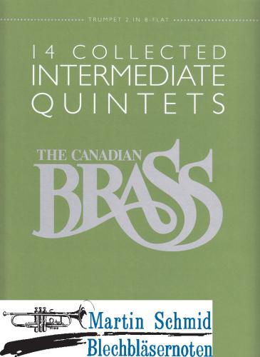 Product image of the product “14 Collected Intermediate Quintets (Trumpet 2 in Bb) ”