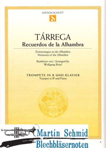 Artikelbild des Artikels “Recuerdos de la Alhambra (Trp in Bb) “