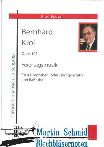 Product image of the product “Feiertagsmusik (4Horntuben und Baßtuba oder 4 Hörner) ”