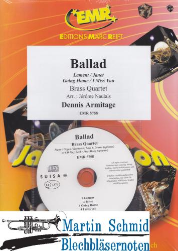 Product image of the product “Ballad (variable Besetzung.optional Organ/Keyboard.Bass.Drums.CD Play Back.CD Play Along) ”