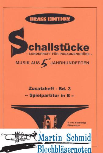 Product image of the product “Schallstücke Heft 3 (Trp in B) SpP ”