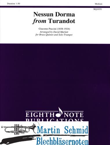 Artikelbild des Artikels “Nessun Dorma from Turandot (Solo Trumpet) “