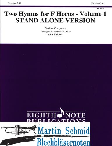 Product image of the product “Two Hymns for F Horns - Volume 1 ”