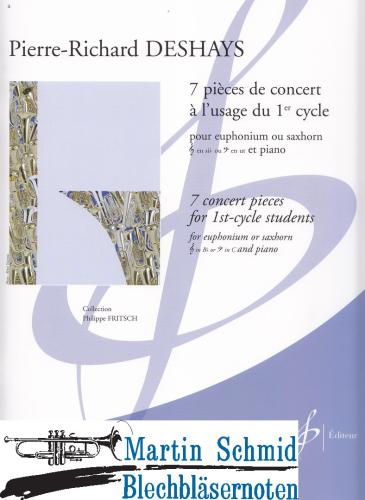 Product image of the product “7 pièces de concert á l'usage du 1er cycle ”