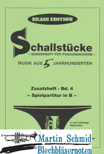 Product image of the product “Schallstücke Heft 4 (Trompeten in B) ”