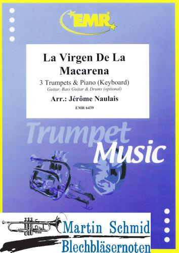Product image of the product “La Virgen de la Macarena (3Trp in Bb/C.Piano. - optional Guitar.Bass Guitar.Drums) ”
