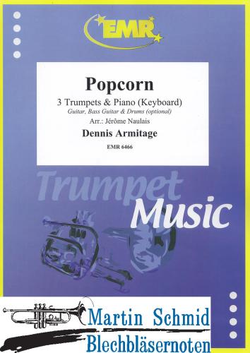 Product image of the product “Popcorn (3Trp in Bb/C.Piano. - optional Guitar.Bass Guitar.Drums) ”