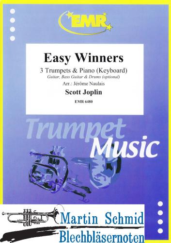Product image of the product “Easy Winners  (3 Trumpets.Piano/Keyboard - optional Guitar.Bass Guitar.Drums) ”