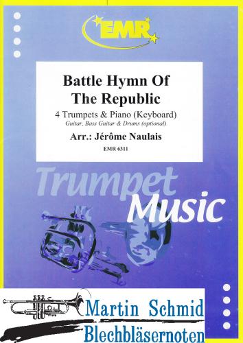 Product image of the product “Battle Hymn of the Republic (4 Trumpets.Piano/Keyboard - optional Guitar.Bass Guitar.Drums) ”