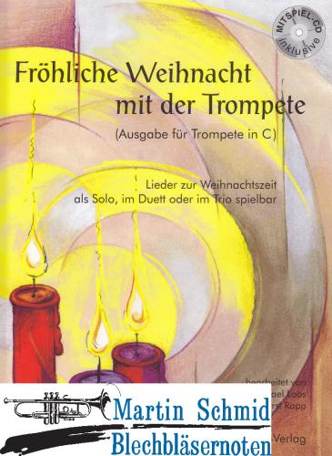 Product image of the product “Fröhliche Weihnacht mit der Trompete in C (+CD) ”