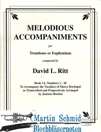 Artikelbild des Artikels “Melodious Accompaniments for Trombone or Euphonium to Bordogni/Rochut Book 1, Numbers 1-20 with Audio CD “