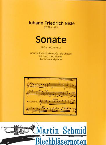 Artikelbild des Artikels “Sonate B-Dur op.6 Nr.2 pour le Pianoforte et Cor de Chasse (Horn in F) “