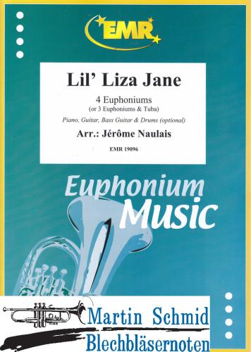 Product image of the product “Lil Liza Jane (4 Euphoniums/3 Euphoniums + Tuba.optional Piano,Guitar.Bass Guitar.Drums) ”