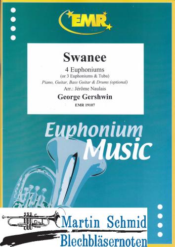 Product image of the product “Swanee (4 Euphoniums/3 Euphoniums + Tuba.optional Piano,Guitar.Bass Guitar.Drums) ”