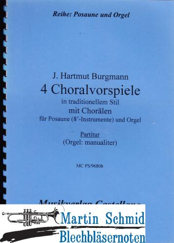Artikelbild des Artikels “4 Choralvorspiele im traditionellen Stil (Orgel:manualiter) “
