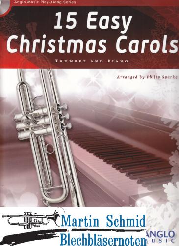 Product image of the product “15 Easy Christmas Carols (Solo+Klavier+CD) ”