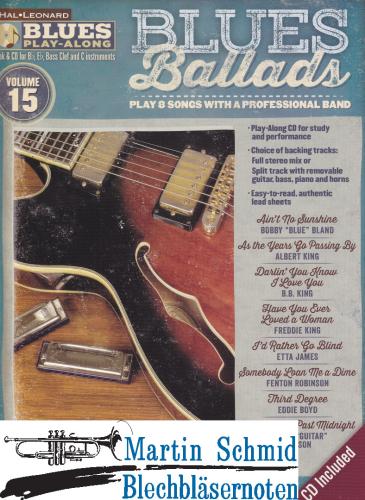 Product image of the product “Blues Play-Along Vol.15 Blues Ballads ”