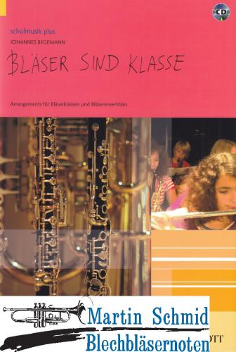 Artikelbild des Artikels “Bläser sind klasse (Arrangements für Bläserklassen und Bläserensembles)(Lehrerband mit CD) “