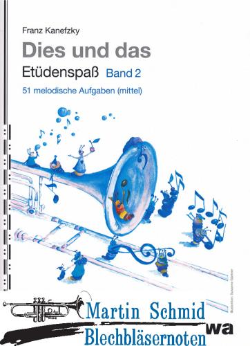 Artikelbild des Artikels “Dies und das: Etüdenspaß Band 2 - 51 melodische Aufgaben “