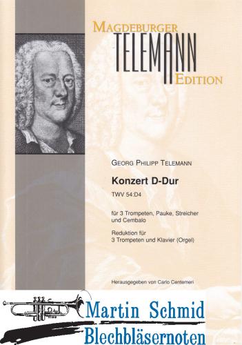 Product image of the product “Konzert D-Dur TWV 54:D4 ”