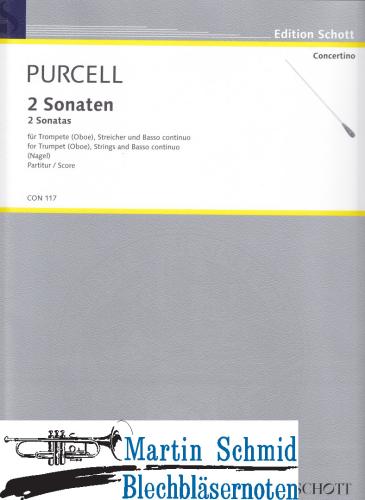 Artikelbild des Artikels “2 Sonaten (Trp.Str.Bc) (schott) “