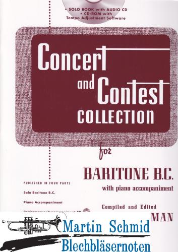 Product image of the product “Concert and Contest Collection (Baritone B.C. Solo-Part + Play-Along CD ”