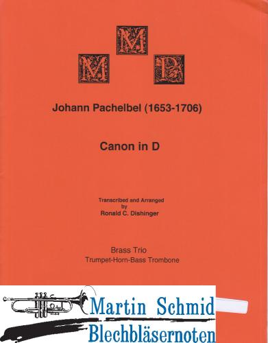 Artikelbild des Artikels “Canon in D (Trompete, Horn + Baßposaune) “