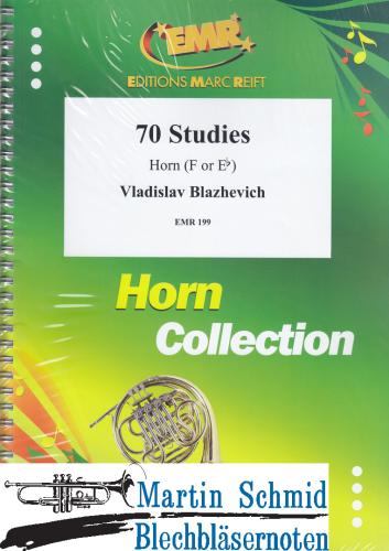 Product image of the product “70 Studies (Horn in F/Es) ”