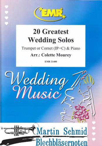 Product image of the product “20 Greatest Wedding Solos (Trp in Bb/C) ”